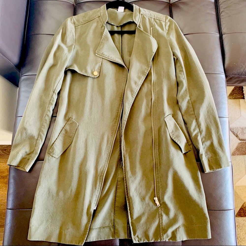 H&M Olive Trenchcoat